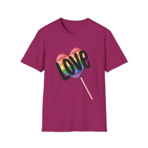 Pride Love Unisex Graphic Tee, LGBTQ+ Apparel