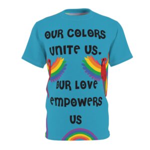 Rainbow Unity Tee: Celebrate Love, Pride, Unisex Shirt