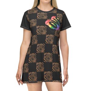 Love Wears All Colors T-Shirt Dress | Pride Outfit