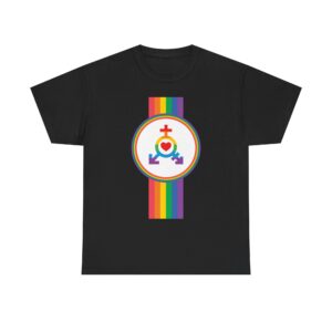 Pride & Sparkle Graphic Tee - Unisex Heavy Cotton T-Shirt, LGBTQ+ Pride Apparel