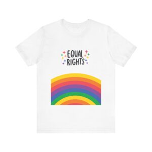 Rainbow Equality Tee - Unisex Jersey Short Sleeve T-Shirt for Pride