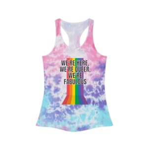 Color Me Queer Tie Dye Tank Top | We're Here, We're Queer |