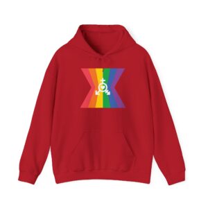 LGBTQ+ Pride Rainbow Warrior Hooded Sweatshirt " Unisex "
