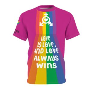 Pride Rainbow Tee - Love is Love, LGBTQ+ Support Shirt